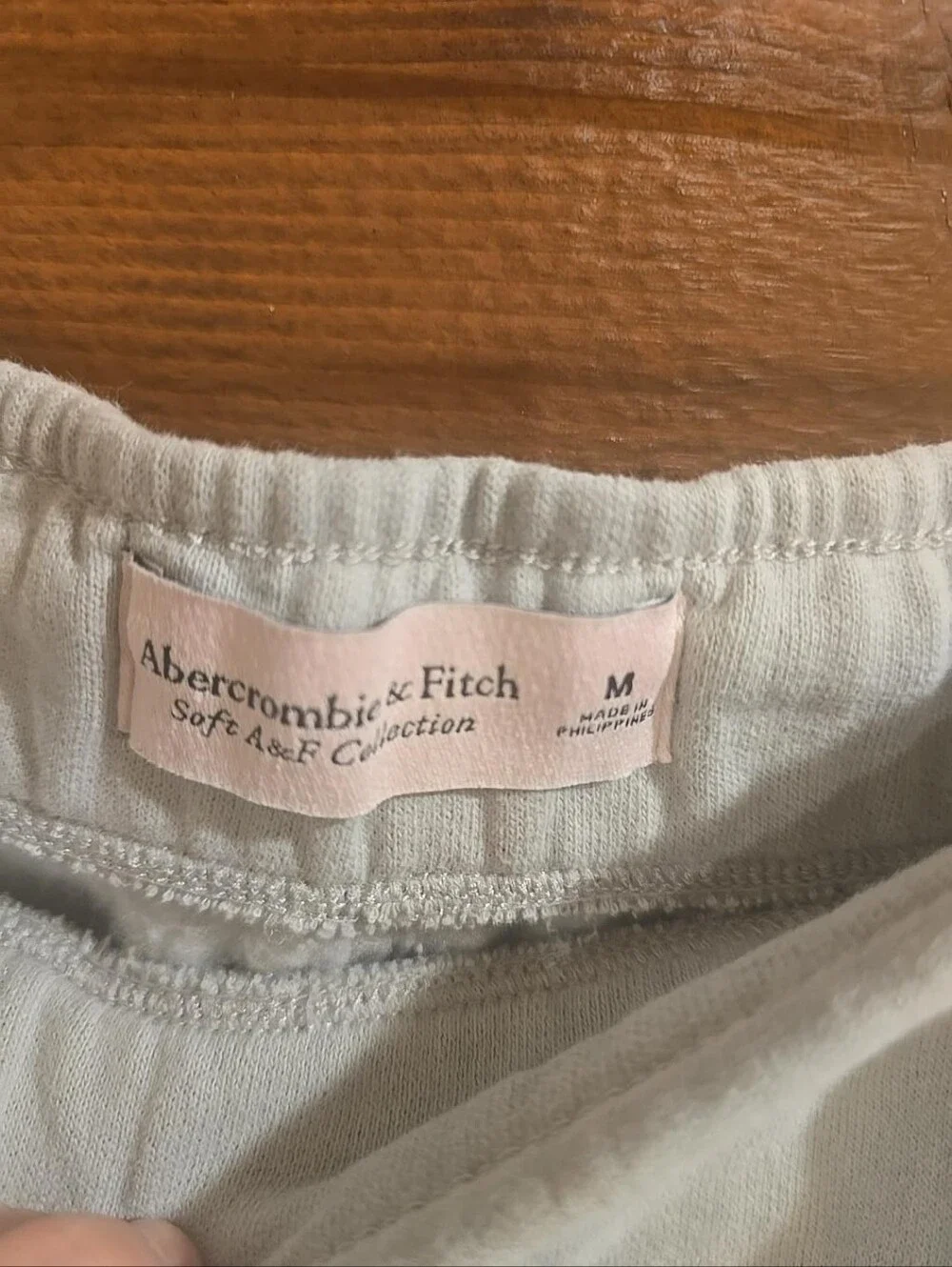 Abercrombie & Fitch Soft A&F Collection Shorts Size M mint green Logo Lounge Y2K